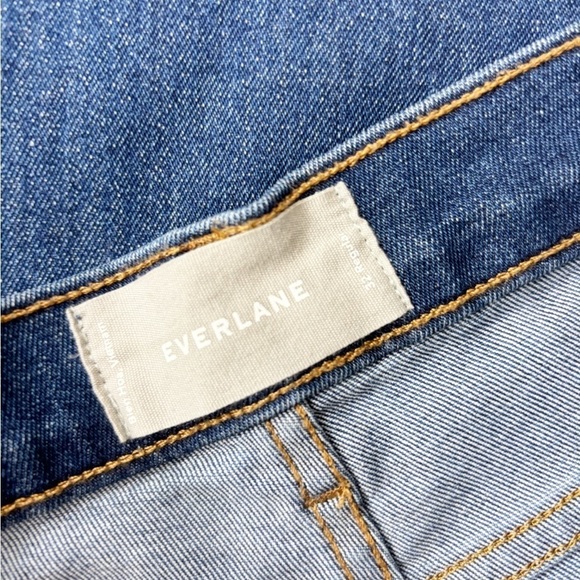 Everlane Cigarette High Rise Straight Denim Jeans Size 32R - Picture 13 of 14